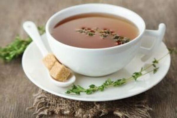 Té impotente preparado a partir do tomiño